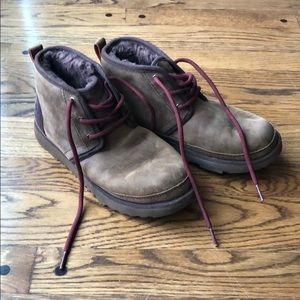 Brown sueded leather Ugg boots